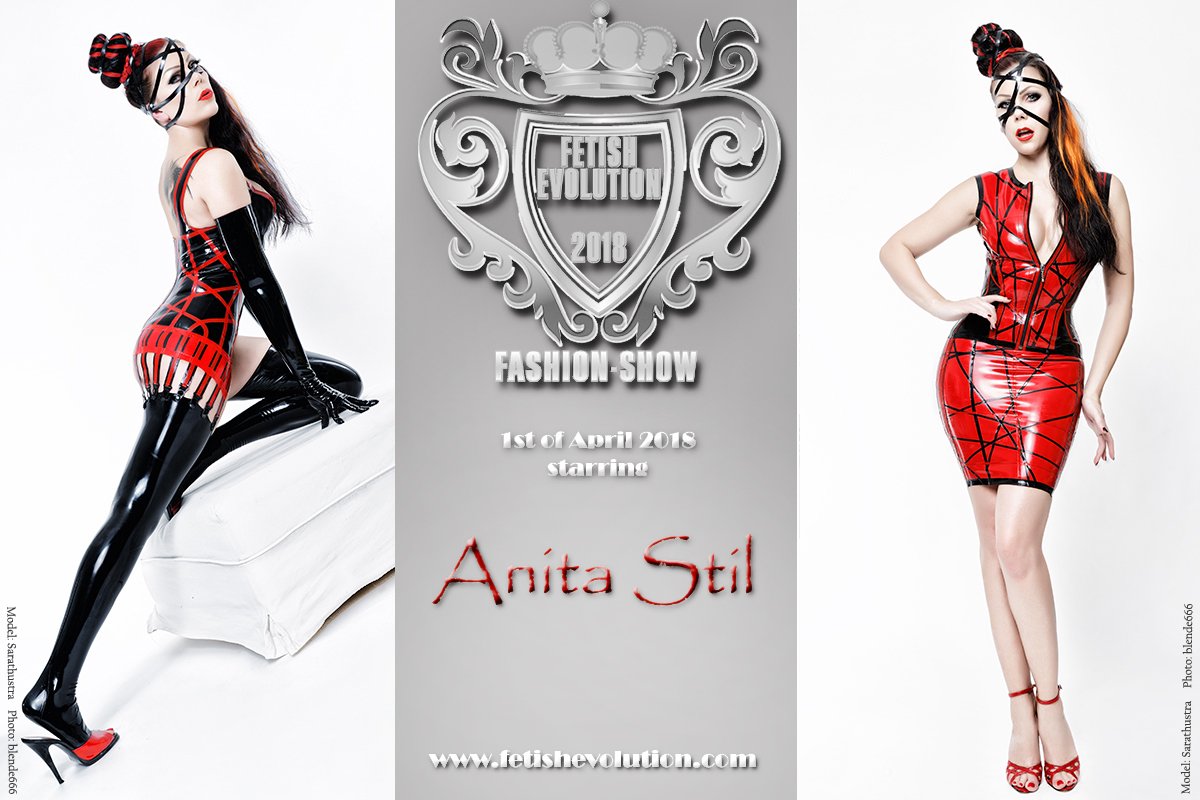 Next Fashion Label on Stage:
Anita Stil ... a brandnew Label from Vienna
#latex #fetish #rubber #fetishevolution #newcomer #latexdress