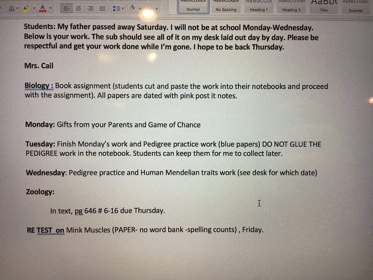 Week of 3/12