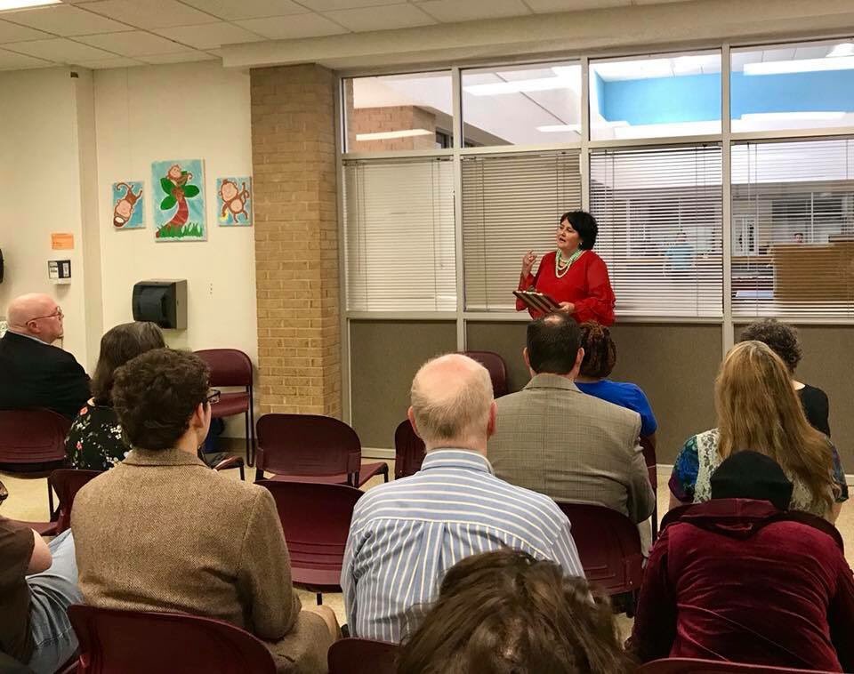 KrondaLISD's tweet photo. Thanks to the Lewisville Democrats City Club for having all the Lewisville and LISD candidates out to speak today! #LISDSchoolBoard #PlaceOne https://t.co/rOhMTGqXEy