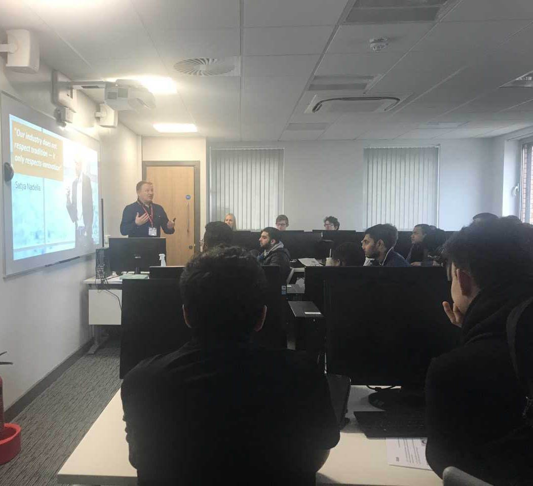 FS_MediaCityUK's tweet photo. ROB JONES OF ITLAB VISITS I.T &amp; COMPUTING STUDENTS AT FUTURESKILLS
Rob Jones, from ITLab, came into FutureSkills on Friday to give an inspirational I.T Careers talk to 40 or our Computing students.  A great afternoon had by all!
#ITForMe @ITLabUK #ThankYouRob @SCC_Computing https://t.co/Bl4Po74J9h