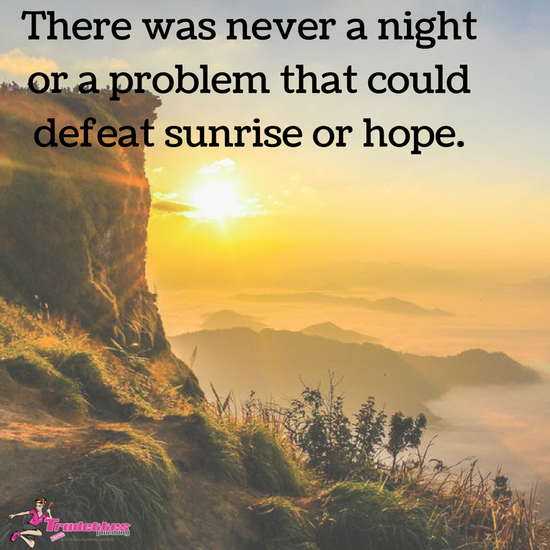 Tradettes's tweet photo. There was never a night or a problem that could defeat sunrise or hope. Have a blessed Sunday everyone! #inspirationquotes #motivationquotes #Tradettes #FemalePlumbers #Plumbing #Plumbers #PlumbersInBrisbane #Brisbane #QLD
https://t.co/D4HBohAOgk
1300260114 https://t.co/ZQwdsDpJSy