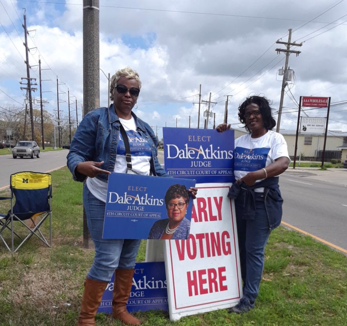 DATKINSFOR4TH's tweet photo. Vote Today!
Elect Dale N. Atkins Judge of the Louisiana Fourth Circuit Court of Appeal! #DatkinsFor4th
#EarlyVote #1onTheBallor #DaleAtkins #Judge https://t.co/8Yp8MMTggh