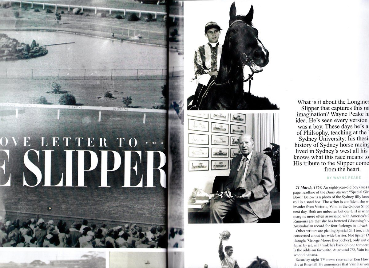 vonstalhein's tweet image. 2 articles by me in the Aust. Turf Club @atc_races members mag 'The Races' out now: 'Golden slipper Love Letter' &amp;amp; Rosehill: Racing's Oasis of the West'.