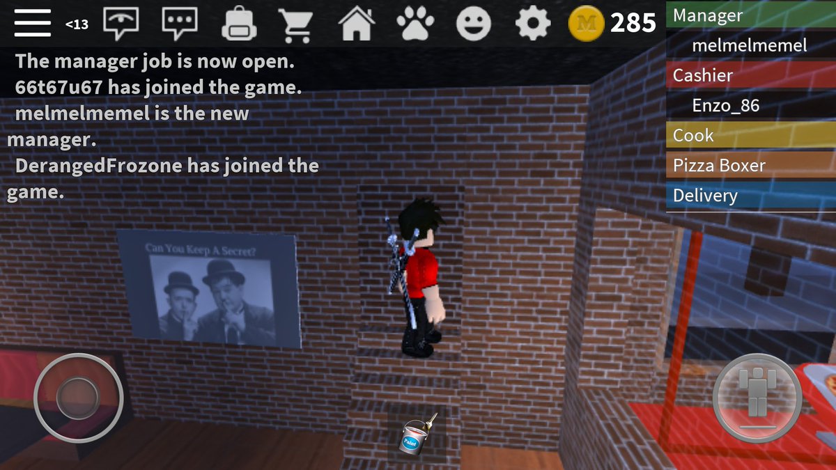 Noticslorenzo Noticsl Twitter - roblox pizza place secret