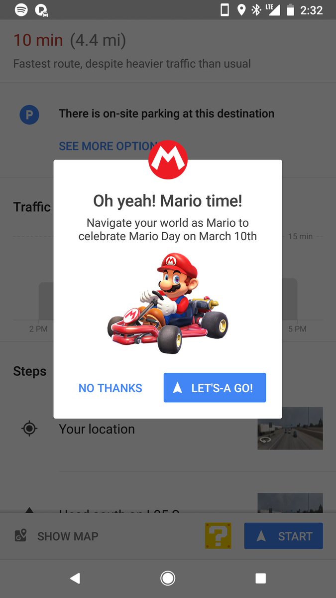 Go Mario, go! #MAR10Day #thanksgoogle