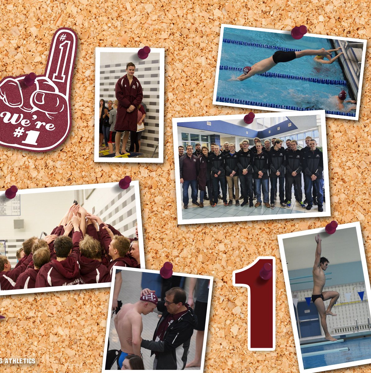 HCsportslive's tweet photo. What a season for Holland Christian Boys Swimming &amp; Diving! Congrats on your State Championship! #GoMaroons @HCaquatics @MaroonsAD 

Hosea 6:3 “Let us acknowledge the Lord; let us press on to acknowledge Him.” https://t.co/IqHhJphHXz