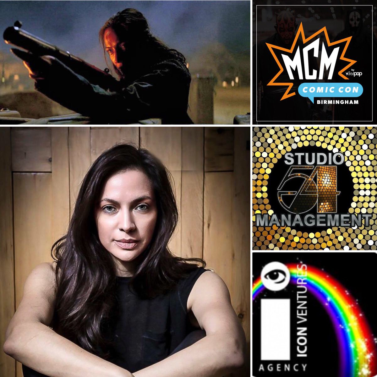 schulereventsuk's tweet photo. L👀king forward to having @gloriadgarcia07 as our guest with @Studio54M at @MCMComicCon Birmingham next Sat 17th March #schulereventsuk https://t.co/8cePS8HBX4