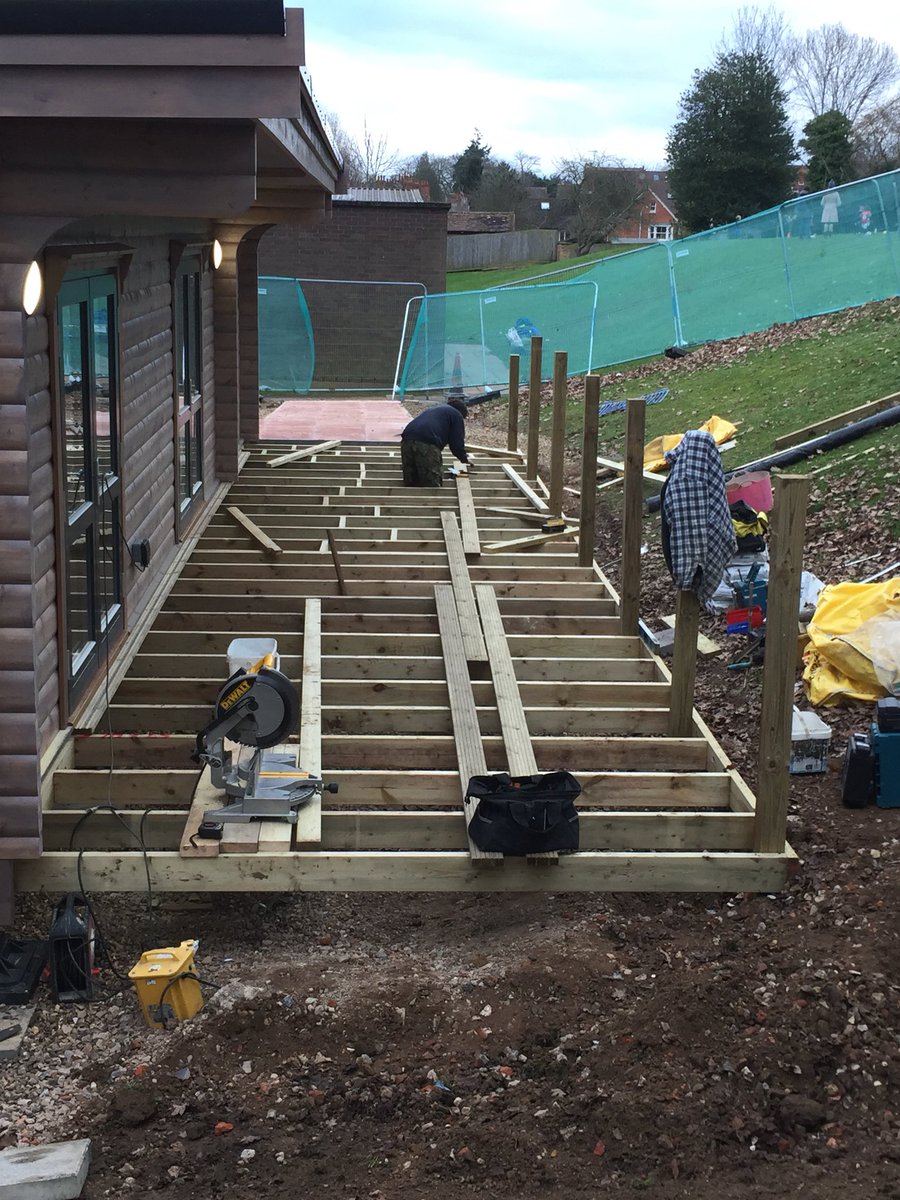 AcbFencing's tweet photo. #decking #nonslipdecking at Trinity School #Henleyonthames https://t.co/6aAre9cqe6
