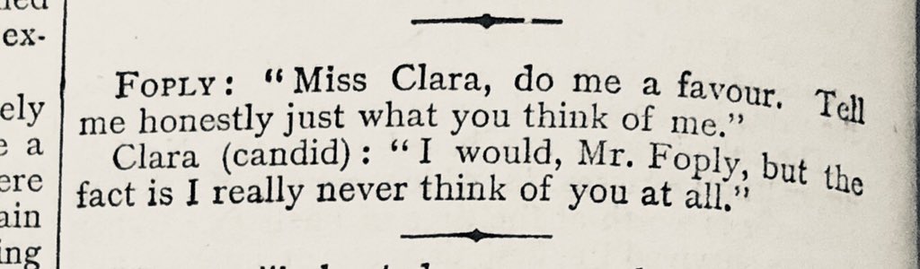 Damn, Miss Clara is ice cold!- Answers (1891)