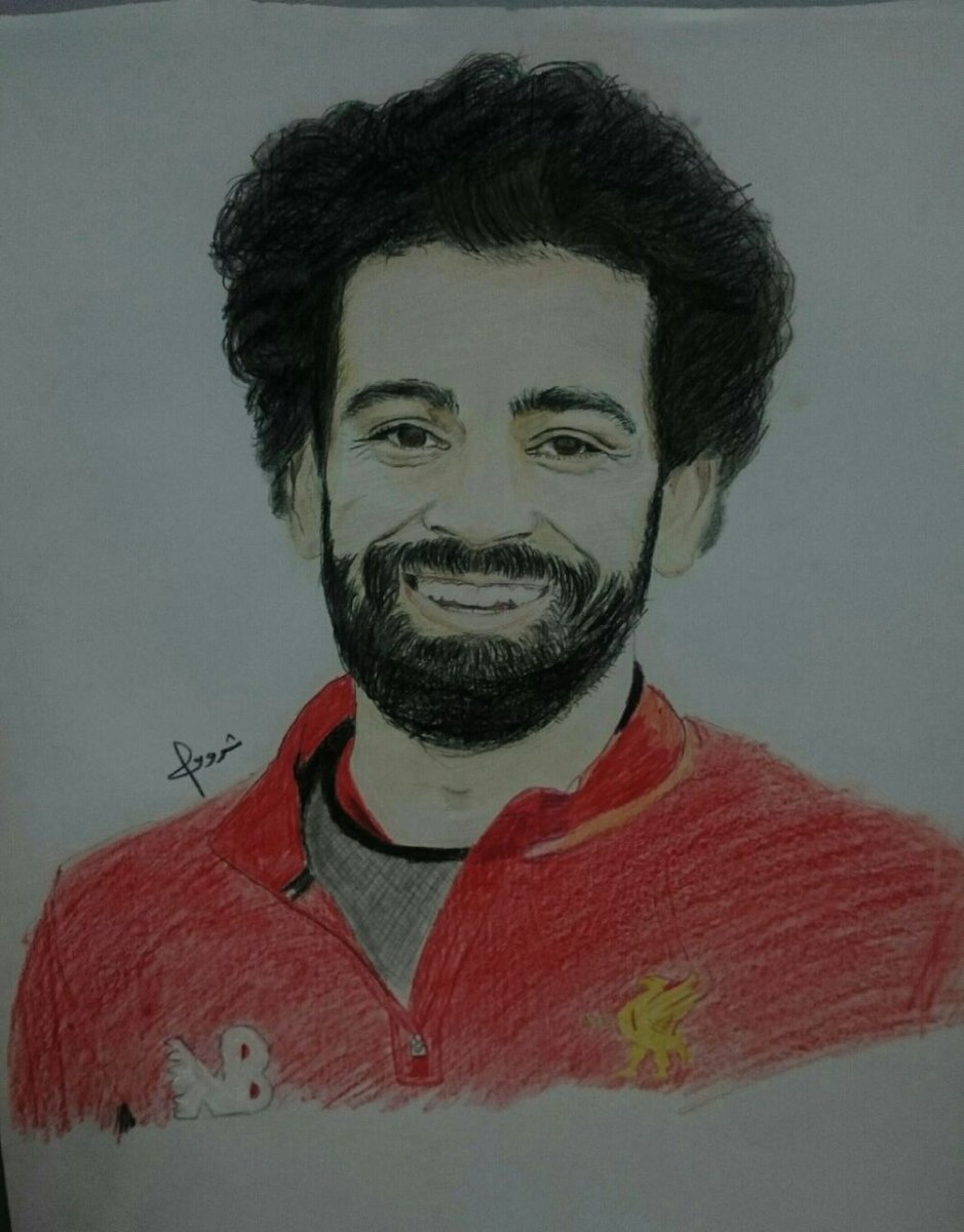 ما تعمل ريتويت للرسمة بتاعتي دي يا فنان و لو صلاح شافها وعد هرسملك واحدة احلي منها 😂😂💜💜<a href="/OfficialHenedy/">Mohamed Henedy 👶</a>