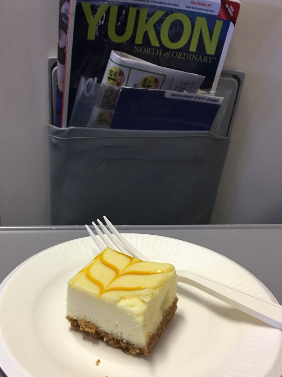 CMack_EDI's tweet photo. @flyairnorth where they still feed you. And the food is good. https://t.co/6HzOBHvBPx