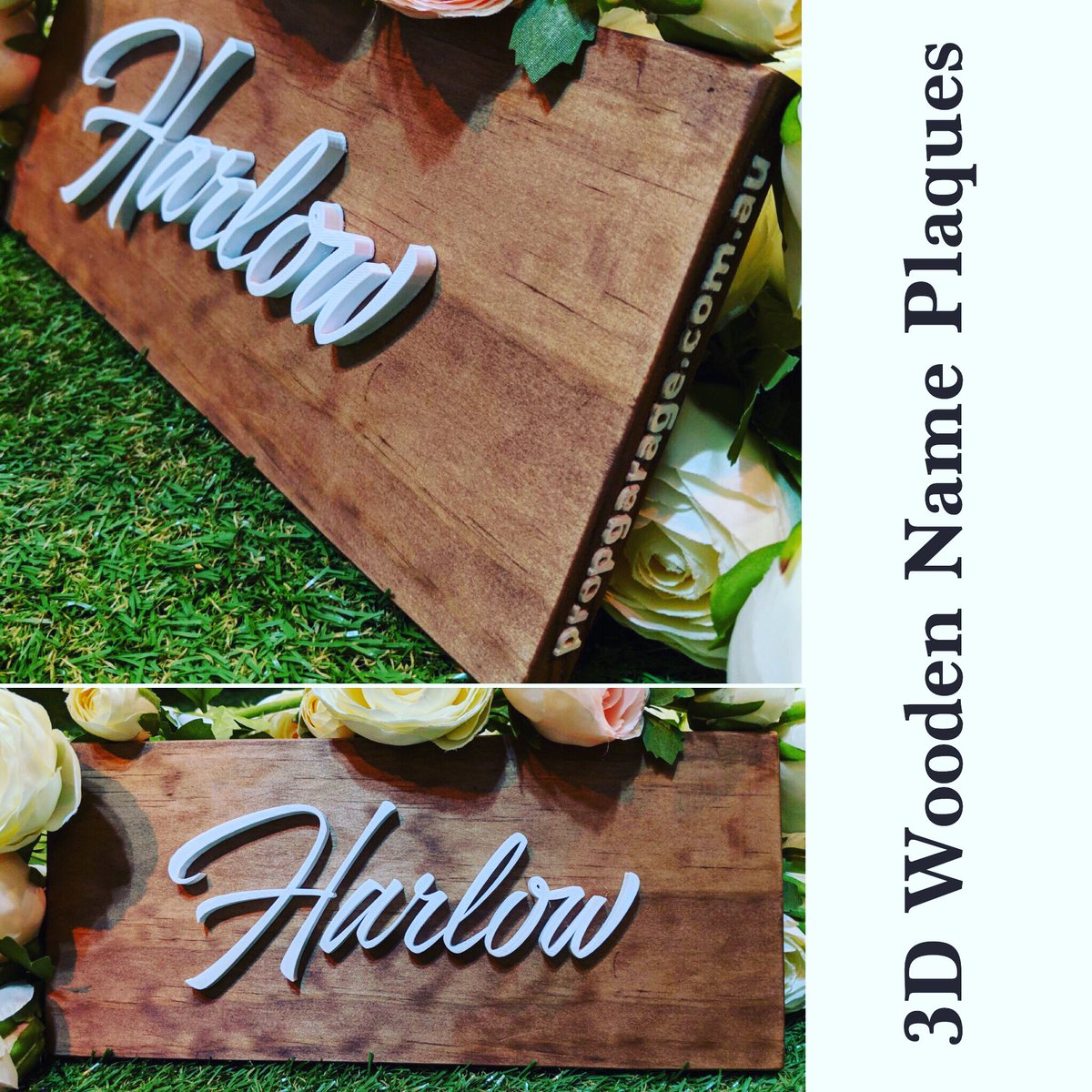 Hand-made personalised 3D Wooden Name Plaques and Wedding Signages available at Prop Garage!

#propgarage #woodenname #nameplaque #handmade #personalisedgifts #weddingsigns #woodenweddingsigns #3dprinting #3dsigns #walnutstain #weddinginspiration #birthdaypresent #customsigns