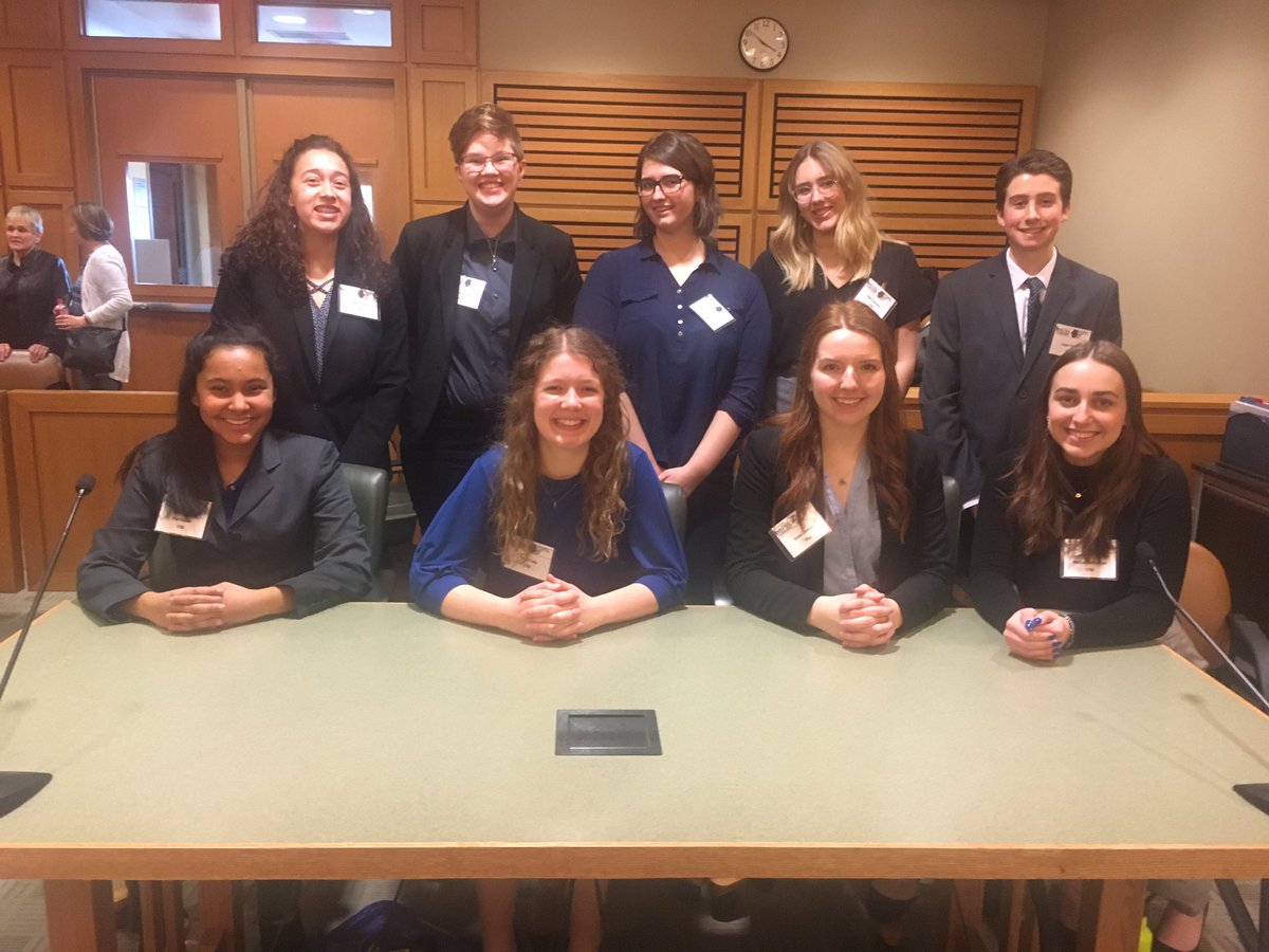 hboleman's tweet photo. Great job by the River Falls Mock Trial team on their performance at the State Mock Trial Tournament. Now to await the results. https://t.co/eXdb3pDsjZ