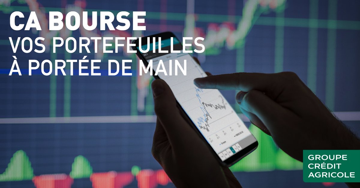 Credit_Agricole's tweet photo. Toujours prêt(e) à dégainer votre #portefeuille ? Maintenant oui avec l'#application #CABourse ! La bourse mobile 100% digitale, c'est ici 👉https://t.co/QVoT6KrTsr cc @CreditAgricole https://t.co/iiWOiMFbwV