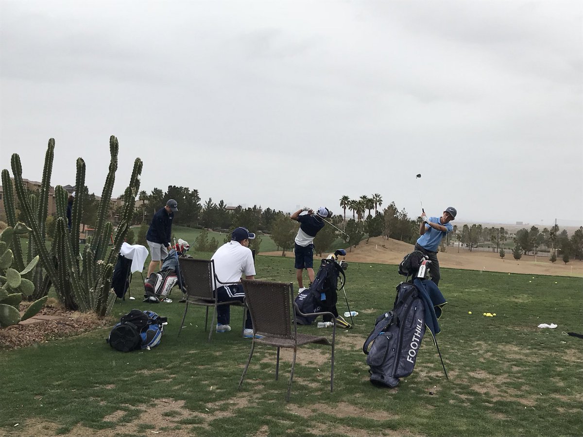 Foothill_GolfNV's tweet photo. Rain or shine, we are always practicing on our game! #foothillgolf #practice #rainorshine #golf #golflife #keepworking https://t.co/1TQlPFdOHw