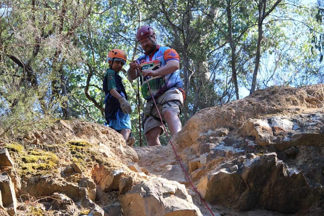sthmorangscouts's tweet photo. We went abseiling! There were some #tears &amp; lots of #fears but lots of #fun &amp; a huge sense of #pride @ScoutsVic #Abseil #outdoors #adventure https://t.co/7SHb946TW8