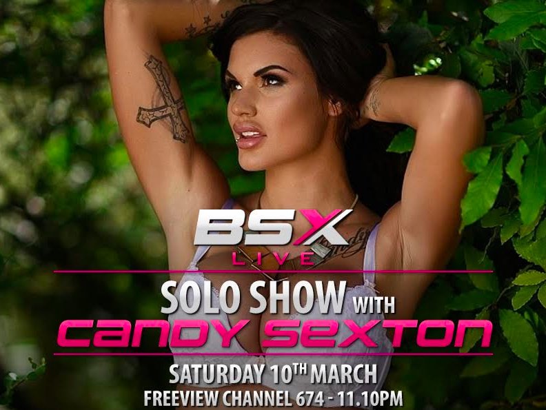 Who's ready to watch @candy_sexton on BSX tonight? 😈

Freeview Channel 674 in 10 minutes. Be there! 💪 https://t.co/MuskH5VZSI