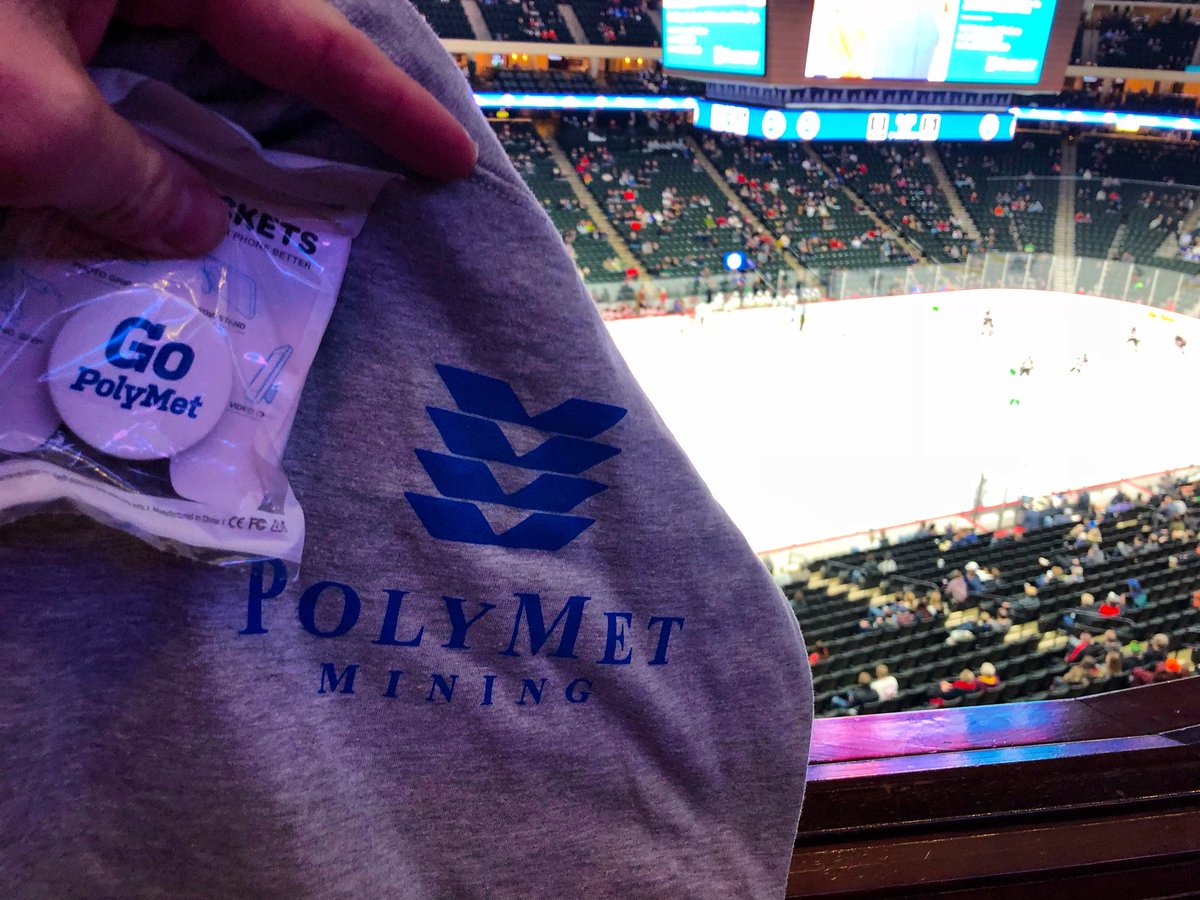 dchura's tweet photo. Thanks @PolyMetMining for supporting #TheTourney18 and working to create jobs and opportunities for generations to come! #BetterInOurBackyard https://t.co/DAI742q3c5