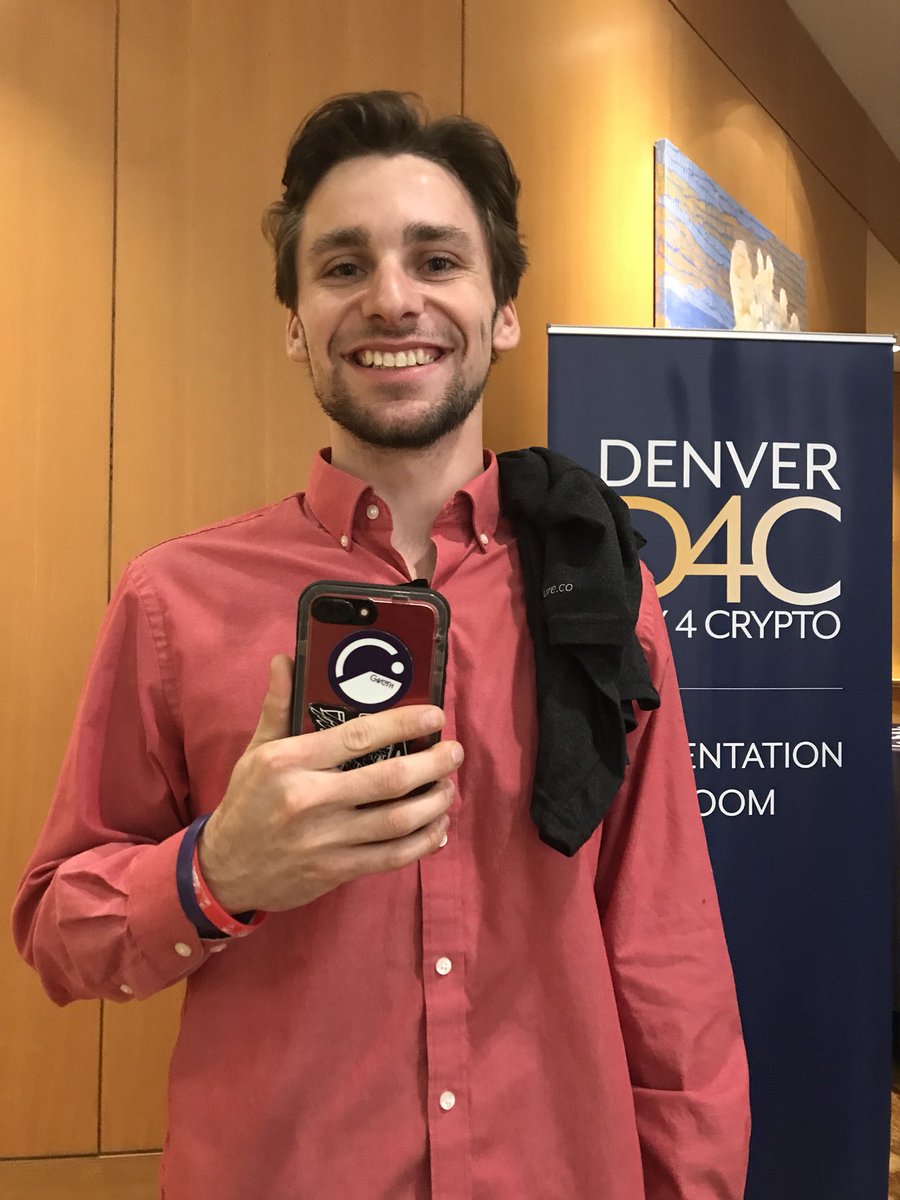 GraceTorrellas's tweet photo. Wonderful to find some @Givethio fans at #DenverDay4Crypto https://t.co/cFN16gTxJ8