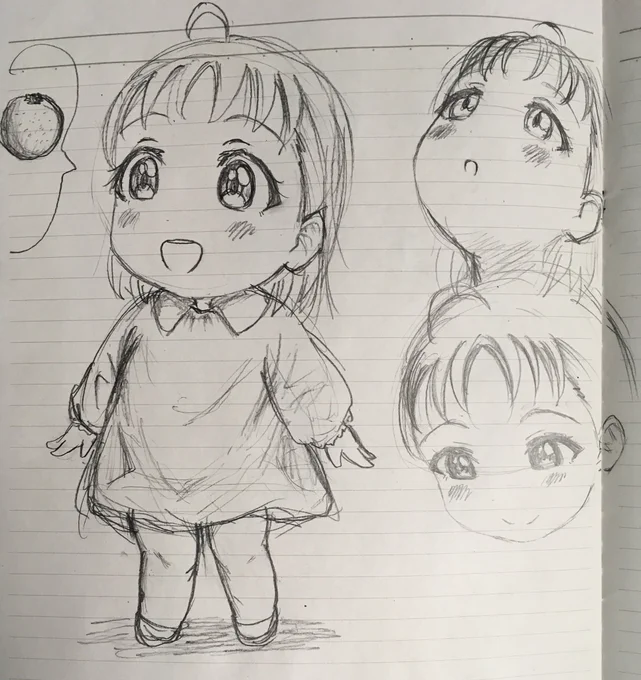 昨日待ち時間中にイオンで描いた落描き? 