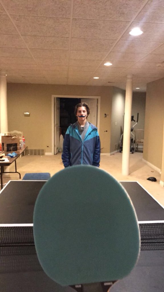 Happy birthday to the ping pong champ @bennykruk1 hope your day is great🎉💙🎂🎈