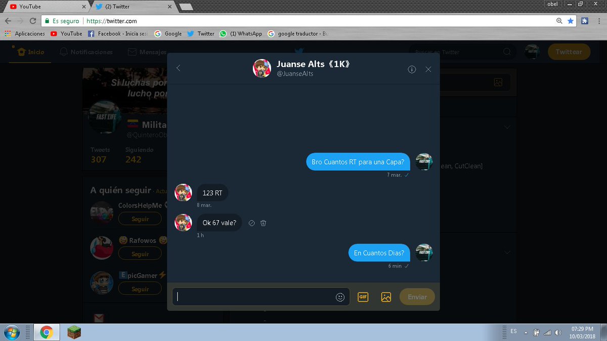 QuinteroObel's tweet image. AYUDAAA😁😁😁😁 67RT y me dan una capa @JuanseAlts 
@AyudasDeRT @MrPakoAlts @CuentasAlts PORFAVOR