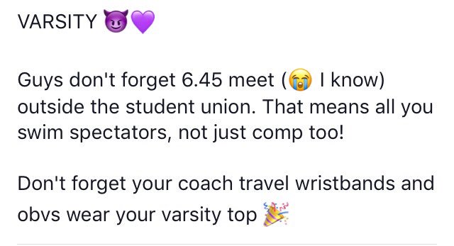 UoPSwim's tweet photo. WE WANT AS MUCH SUPPORT AS WE CAN GET!!! #teampompey https://t.co/G2CzMElMln