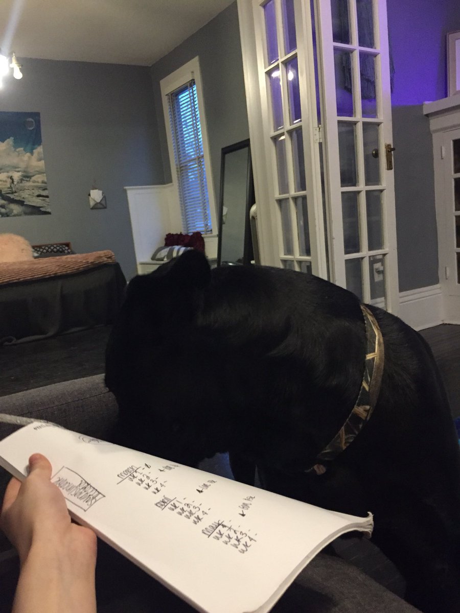 kennelope's tweet photo. Making goals w Zeke, we trying to figure out this self growth thing 🤷‍♀️ https://t.co/avNQ2fNdIn