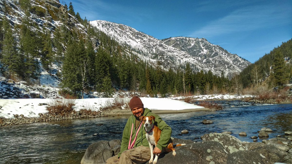 Trixie_Charlie's tweet photo. Exploring near #leavenworthWA today! #winter #boxerbeagle #hiking #hikingwithdogs #dogsoftwitter #dogslife #pnw #dogcelebration #familytime #OptOutside @dogcelebration https://t.co/0qSSnh7ryU