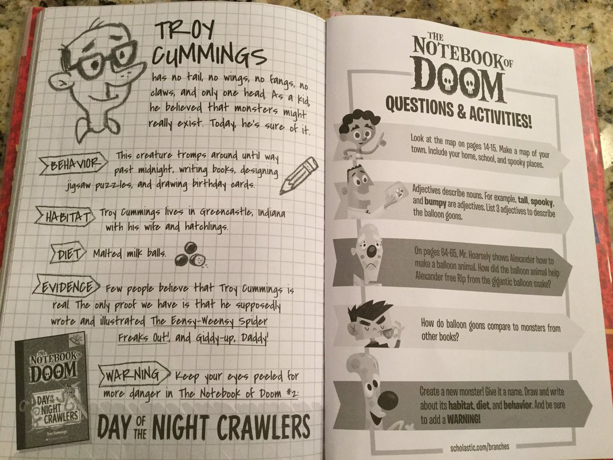 3MeghanBeard's tweet photo. Using @Seesaw & @explainevrythng for my class to listen to @troycummings #thenotebookofdoom #riseoftheballoongoons #dg58learns #le58rocks https://t.co/1SvDiziOGP