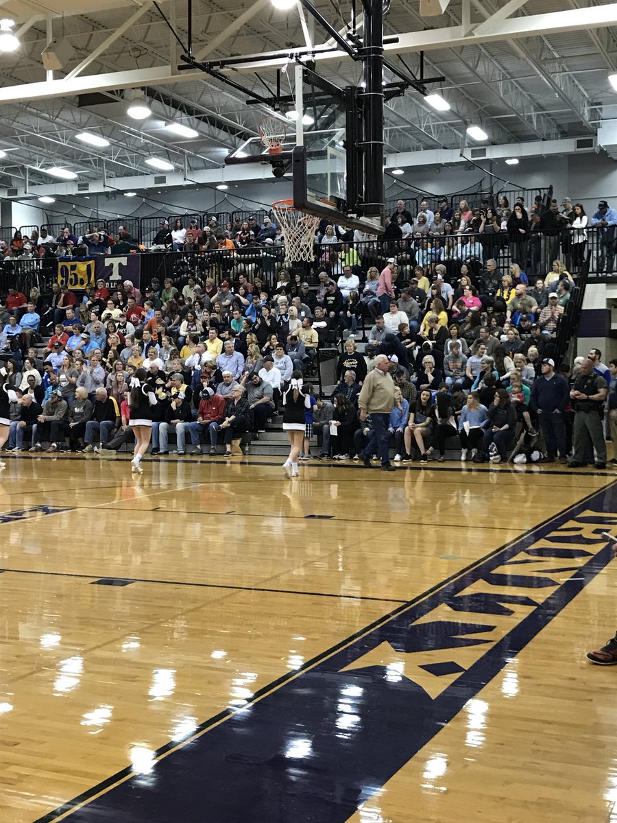 jakewcmayor's tweet photo. With Westview playing at McNairy Co and Greenfield, Gleason and Dresden at TCA, I’m not sure there is anyone left in Weakley County tonight! Great atmosphere in Jackson. Congratulations to the Lady Chargers on their big win! #TeamWeakley https://t.co/M5ZfQ5Cv5x
