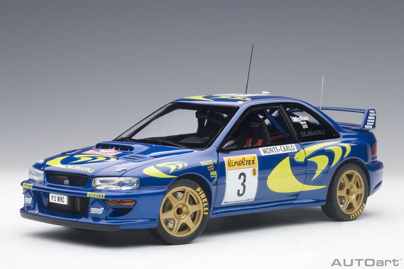 お宝家茨木店】オートアート 1/18 スバルインプレッサ WRC 1997