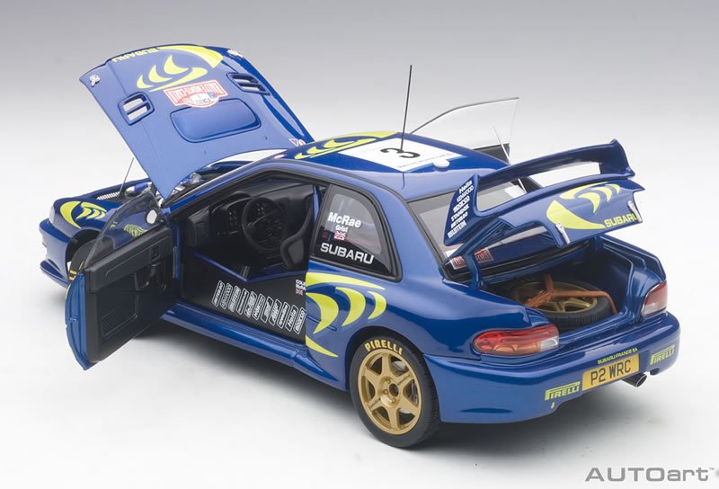お宝家茨木店】オートアート 1/18 スバルインプレッサ WRC 1997