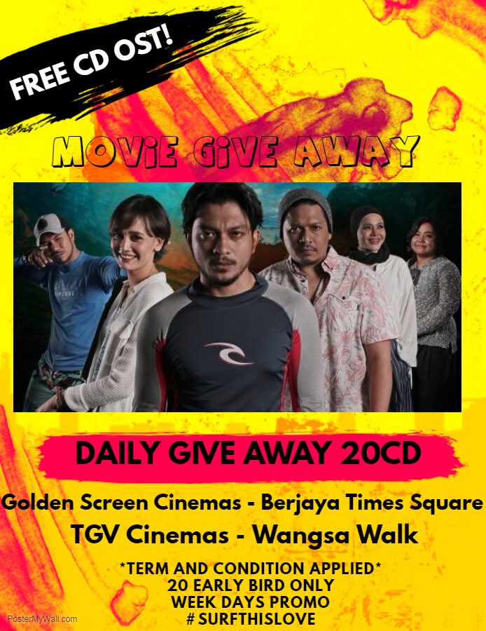 fazleyjalal's tweet photo. Dapat Free CD OST #SurfThisLove lagi tau. Early bird only! https://t.co/G5zwZ4WWuY
