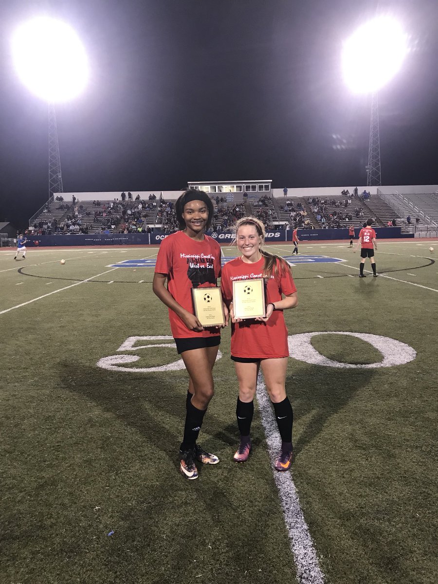 CoastSoccerPoll's tweet photo. Mississippi Coast All Star Game MVPs

Offensive MVP: Marlee Sims
Defensive MVP: Keonna Crowell

Offensive MVP: Caleb Burke
Defensive MVP: John Bowman https://t.co/FOlWx3eXE0