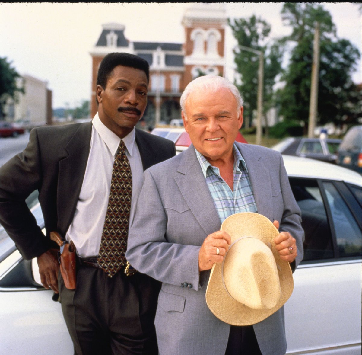 getgreattv's tweet photo. Join us for IN THE HEAT OF THE NIGHT starring #CarrollOConnor and @TheCarlWeathers - Eugene (#RuggWilliams) puts his probation in peril by protecting a friend. 9 pm ET https://t.co/2SDquv4qti