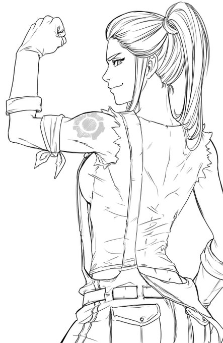 Even if theres no #Brigitte, you guys just won her fanart, so its a win-win lol #Overwatch 
