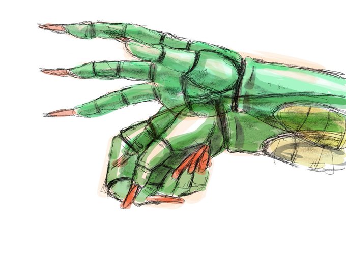 異形の手のらふ 