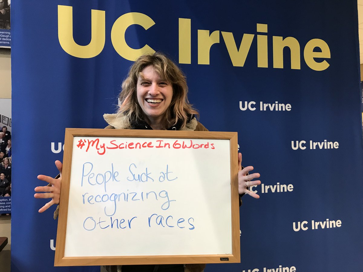 jlyaros's tweet photo. @iamscicomm People suck at recognizing other races #MySciencein6words https://t.co/VzKII2NZYH