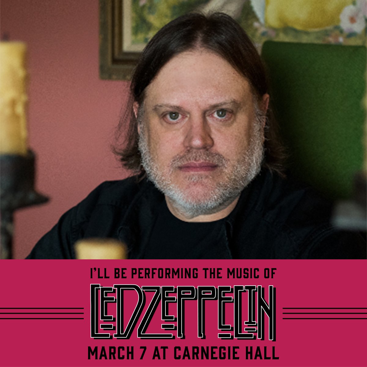 NEW YORK! I'm performing at the #MusicOfLedZeppelin benefit on March 7th at Carnegie Hall! Buy Tickets Here: bit.ly/2EYKy3G! Music Of musicof.org
