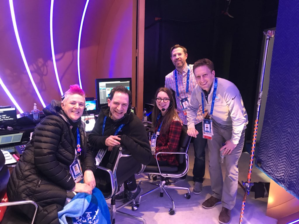 miketirico's tweet photo. Wait .. where is everyone?
Don’t we have a show tonight? 
What about the mtn/pacific only show??

Seriously, as the post Olympics void sets in a thank you to our great talented team who cranked out 100 or so hours of tv the last 18 nights.  

Thanks for sharing the ride with us. https://t.co/IYtgBesrZA