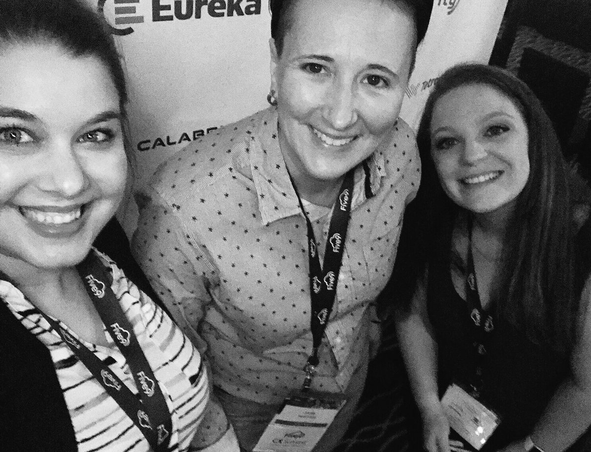 emilyannecramer's tweet photo. Having a blast @Five9 #CXSummit18 #newfriends #CX @JackieSueSue  @Jen_Thomas2001 https://t.co/67Xved1sMK