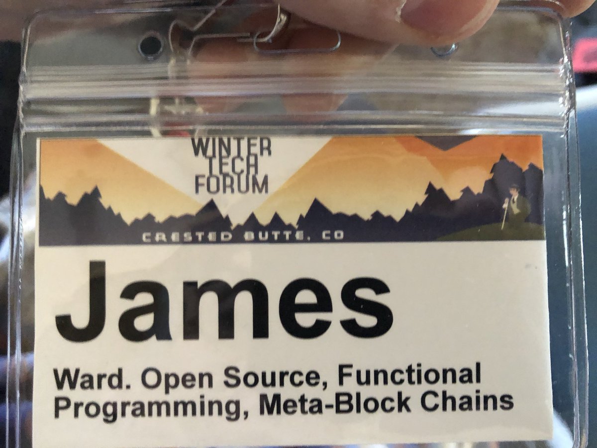 JamesWard's tweet photo. Yay! So excited that the #WinterTechForum has started. https://t.co/CRqtb3YS8i