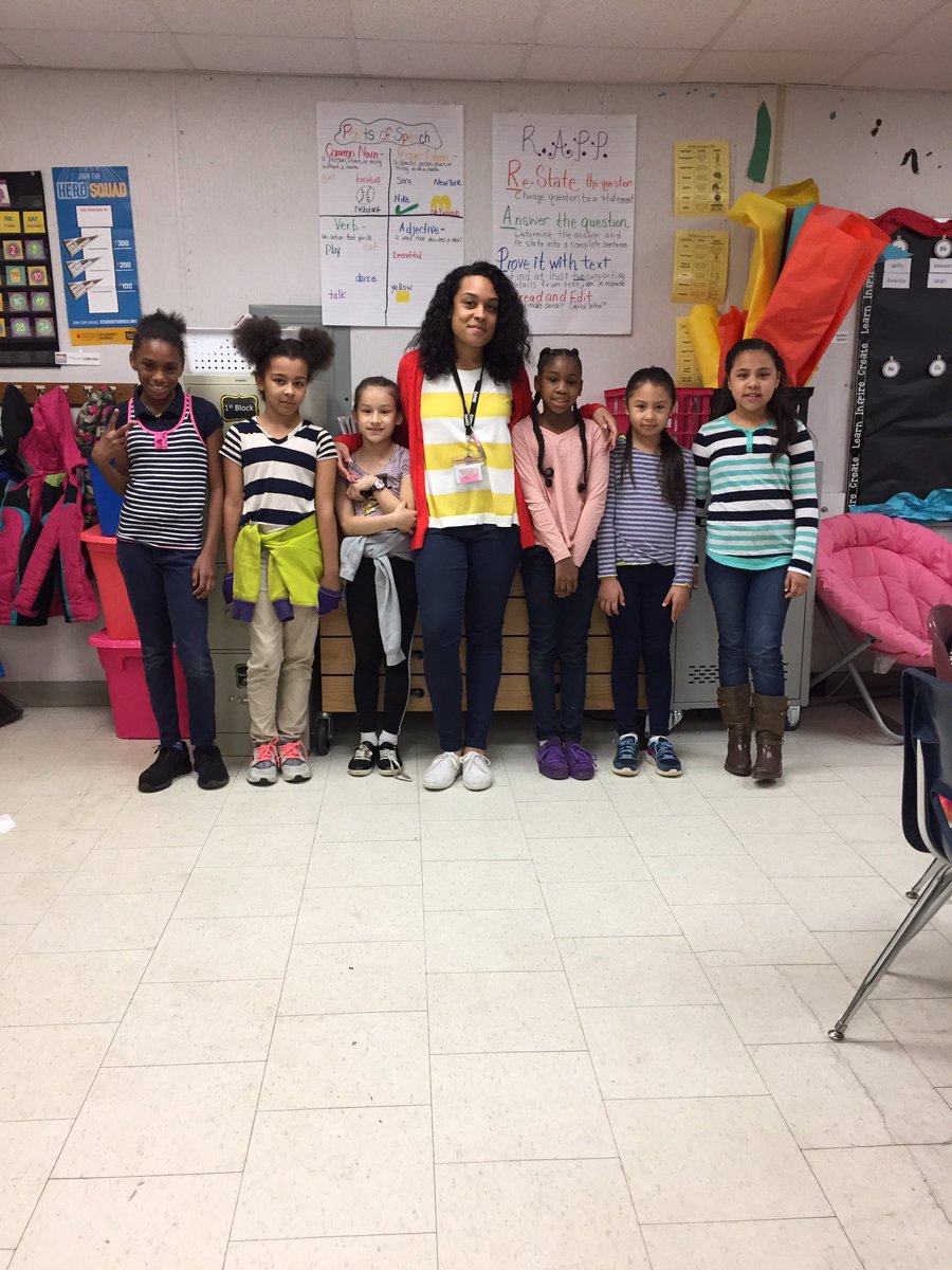 BWMsWhite's tweet photo. We had our stripes on today for Dr. Seuss!!! https://t.co/BuF4D7D15F
