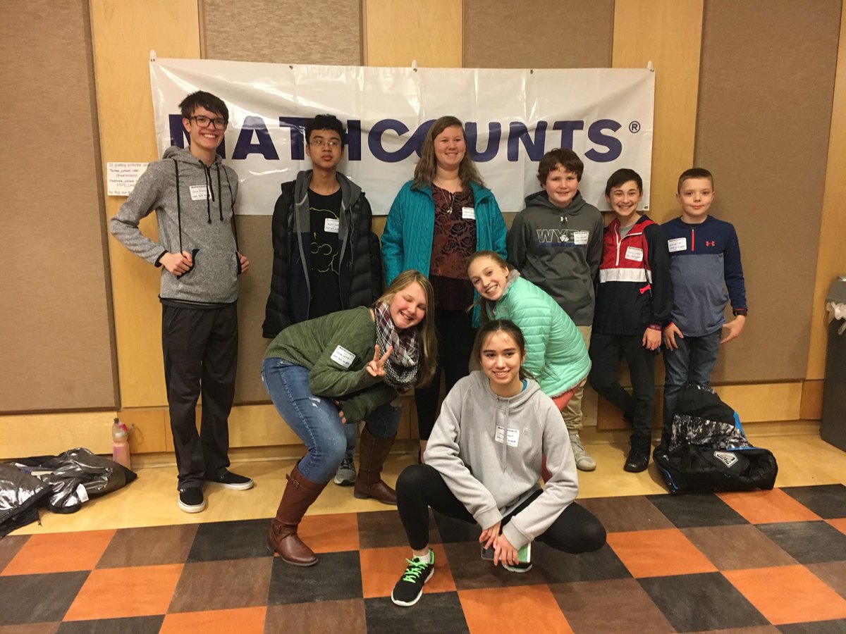 West York represented well at the Math Counts Chapter Competition this weekend!