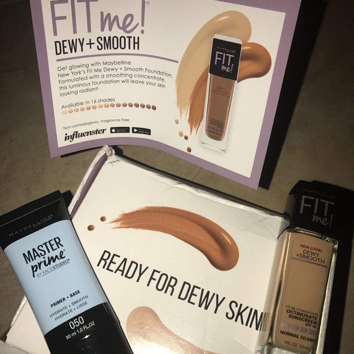 TheKaitlynM's tweet photo. @Influenster #FitMeDewy @Maybelline #complimentary #contest https://t.co/3wntEgToui