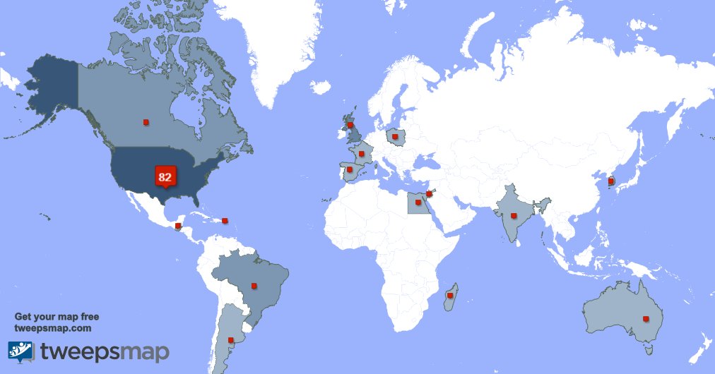 My followers live in 16 countries: USA(80%), UK.(6%)... tweepsmap.com/!ycurpcrfect Get your free map!