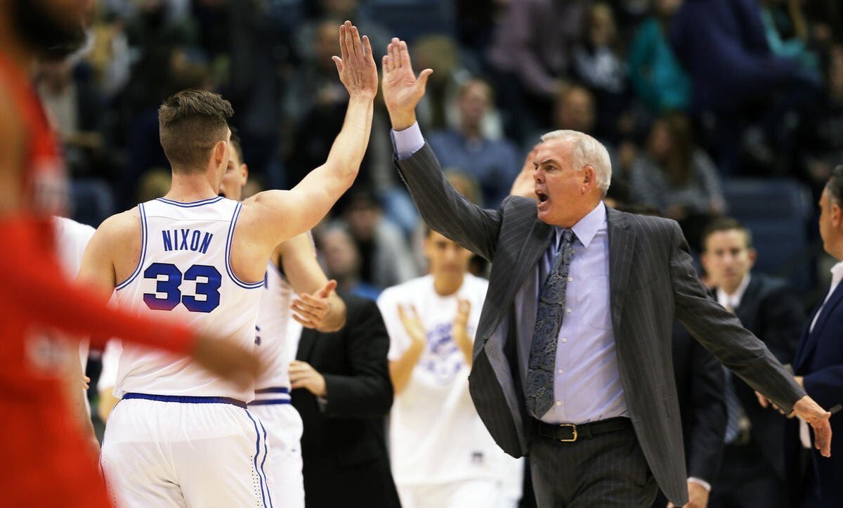 dnixon33's tweet photo. PLEASE RT!!!

Coach Rose is in the final round to win $100,000 to go towards Cancer Research at BYU. #Timeout2Vote #CoachDaveRose #Contest https://t.co/HV0fwPVAC3