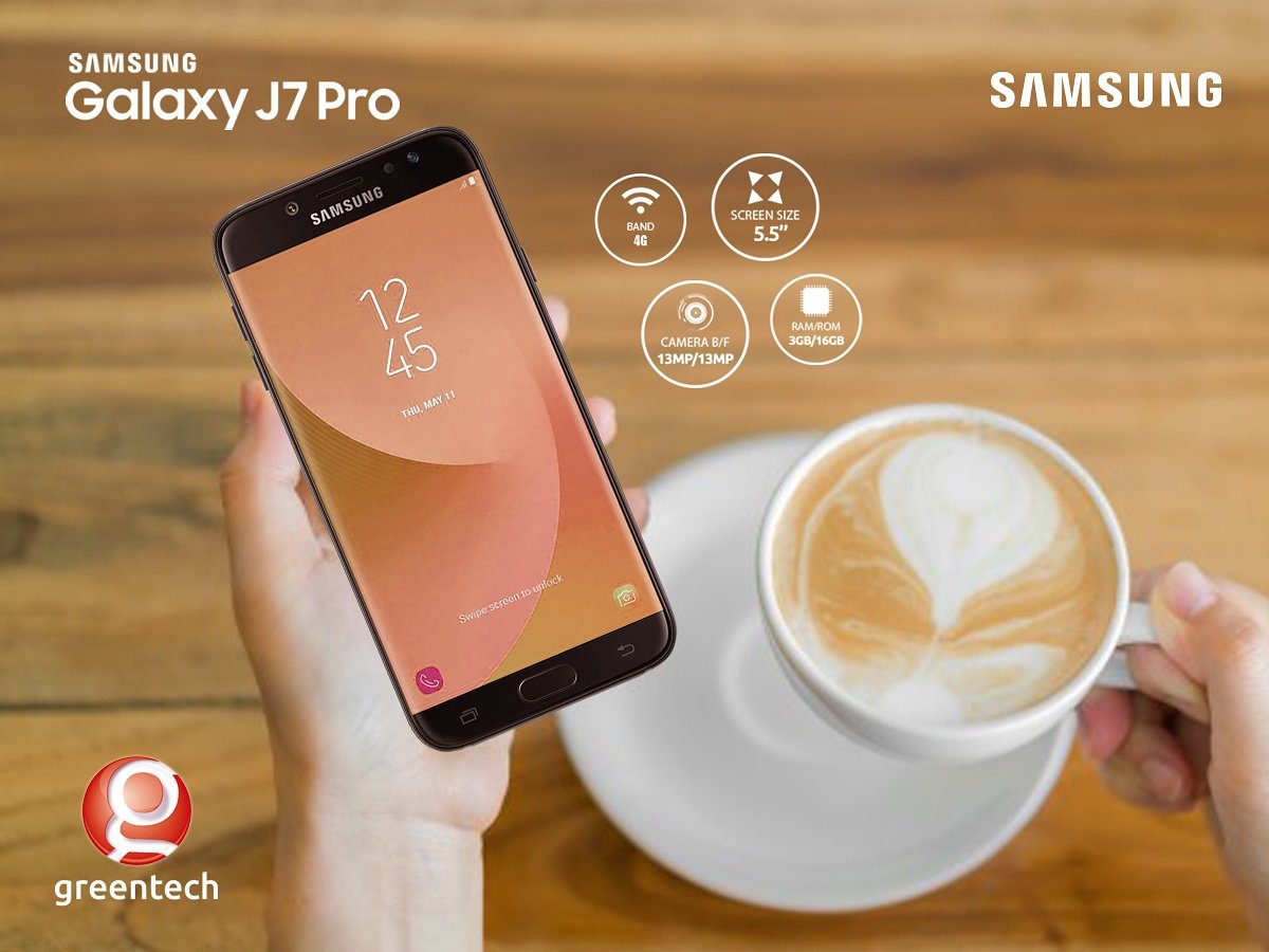 GreentechPK's tweet photo. Samsung Galaxy j7 pro #Samsungmobiles #greentech https://t.co/St9qwQ3TDg