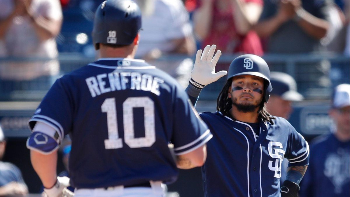 CALnewswire's tweet photo. Homer barrage earns Padres their first victory of spring https://t.co/RxO8P3POT5 #storystream https://t.co/xnYhSAWtSD